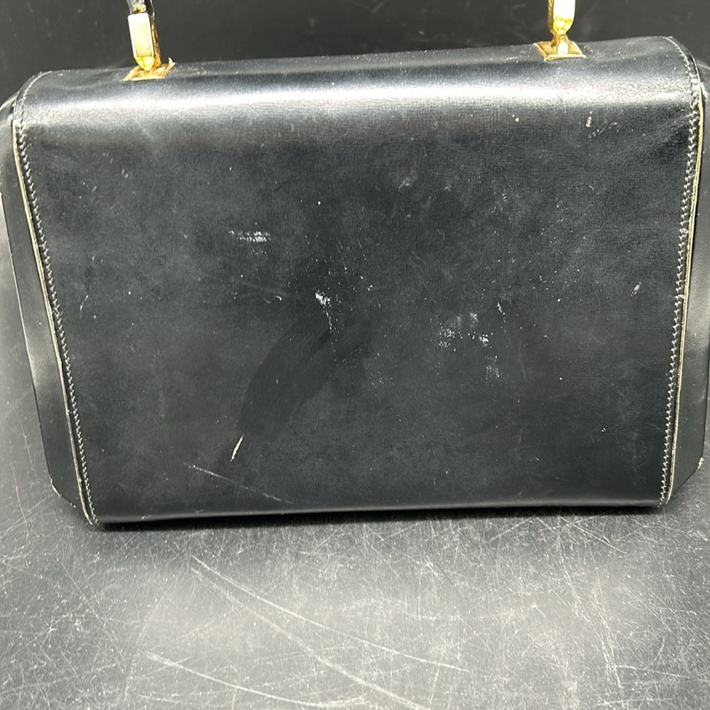 Vintage Small Black Handbag - Picture 3 of 12